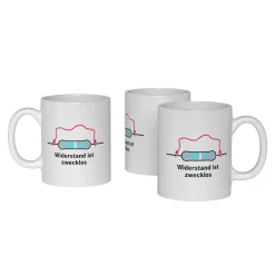 Widerstand Ist Zwecklos Becher