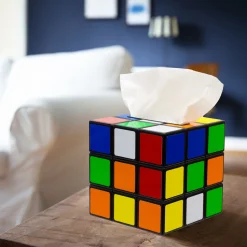 Zauberwürfel Taschentuchbox aus Big Bang Theory